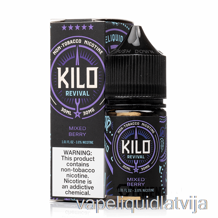 Jauktas Ogas - Kilo Revival Salts - 30ml 30mg Vape šķidrums